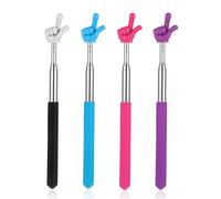 KGDUYC 4 Piezas Punteros Telescópicos para Maestros, Maestros Palo Extensible Puntero Retráctil, Mini Puntero Retráctil para Profesores para Maestros Aula Ayudas Ayuda para Profesores - 4 colores