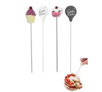 KGDUYC 4PCS Agujas De Pastel,Probador De Pastel,Agujas Para Probador De Pasteles,Probador De Pasteles Aguja,Probador Tartas Muffin Acero Inoxidable Reutilizable,Para Herramientas De Panadería