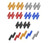 KGDUYC 50 tapones para cables de bicicleta, tapones para cables de freno de bicicleta, tapa de cable de aleación para engranajes de bicicleta, adecuados para varios tipos