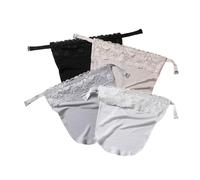 KGDUYC Chalecos interiores para mujer Sujetador de media camisola con clip de encaje para mujer, chaleco modesto con forro superpuesto, sujetador forrado (4 piezas)