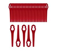 KGDUYC Cuchillas para cortacéspedes,30 pcs Cuchillas de Repuesto para desbrozadora inalámbrica Einhell BG-CT 18 Li,RG-CT 18 Li,GE-CT 18 Li,Cuchillas de plástico compatibles con cortacésped Einhell
