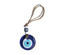 KGDUYC Cuenta de Ojo Azul, Amuleto, Protección, Adorno de Pared, Adorno de Puerta, Deseos de Buena Suerte, Ojo Turco, Decoración del hogar, Regalo de casa Nueva, Vidrio de Ojo Azul 5cm