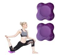 KGDUYC Esterilla Yoga,Yoga Mat,Yoga Accesorios,Esterilla Pilates,Estera de Soporte Plana Engrosada, Rodillera, codera portátil, Almohadilla para Rueda Abdominal (2 Pieza púrpura)
