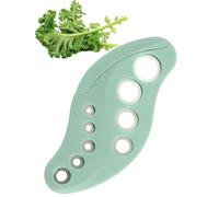 KGDUYC Pelador de Hierbas,9 Agujero Inoxidable Herramienta para Pelar Hierbas,Peladores de Hierbas,Pelador de Hojas de Hierbas para Col Rizada Acelga Verdes Tomillo Albahaca Romero