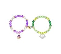 KGDUYC Pulseras para Parejas - 2pcs Pulseras a Juego Magnéticas para Parejas, Amor Eterno Pulsera de Pareja Amistad,Pulseras Mejores Amigas, Regalos Originales San Valentin Para Mujer y Hombre Pareja