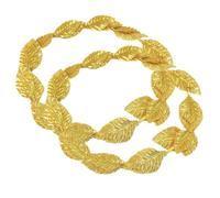 KGDUYC Tiaras para mujer Paquete de 2 diademas de lámina dorada, tocados romanos, tocados de corona de lámina dorada, coronas de laurel romanas, tocados griegos, tocados unisex, Navidad