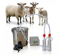 Kgfvesdc PulsacióN Para Ovejas Y Cabras,Equipo De OrdeñO Para PequeñAs Granjas,Con Tubo De Silicona FuncióN De Parada AutomáTica Con BateríA Recargable De 5200 Mah (9 L,Para ovejas)