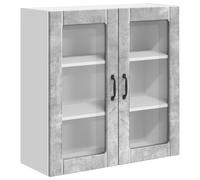 KGHFDVB Armario de 80 x 31 x 80 cm con 2 puertas y 2 estantes de madera | Material de madera, elegante aspecto moderno, para cocinas de interior, diseño funcional simple, estructura duradera