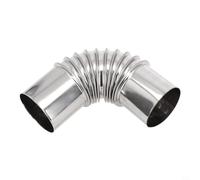 KGLHJDY Acero Inoxidable Estufa Tubo de conducto Set, Codo, tapantilluvia, Chimenea Revestimiento, Alto Temperature Resistente, Corrosion-Proof, ventilación Y Chimenea Uso(50mm)
