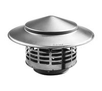 KGLHJDY Acero Inoxidable sombrerete de Chimenea para Techo ventilación, 75mm 200mm Escape Hood para Chimenea Tubo, Aire Salida con Resistente un la Intemperie diseño, 1 Pack