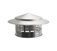 KGLHJDY Chimenea Superior Cubierta | Redondo Tapa de ventilación de Techo, Redondo Roofline Tapa, Acero Inoxidable HVAC Escape Conducto, Acero Inoxidable Escape Conducto