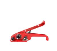 KGLHJDY Flejadora eléctrica, Tensor y Cortador Multifuncional, Herramientas manuales de flejado, máquina de Embalaje Manual de plástico, Acero y PE, Abrazadera de sujeción para Embalaje (Tensor Rojo)