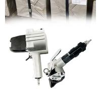 KGLHJDY Máquina flejadora neumática de Metal para Embalaje, con Tensor y sellador de Corte, Ancho de Banda: 19/25/32 mm. Máquina de Embalaje neumática portátil (32 mm).
