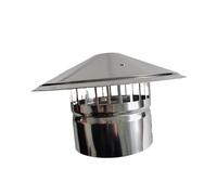 KGLHJDY Resistente un la Intemperie sombrerete de Chimenea - Instalación fácil Lluvia Cubierta para 75mm Chimenea Conductos Dachentleitungskappe Schornsteinwetter protección de Elements