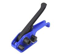 KGLHJDY Tensor de flejado Manual de Acero con mordazas, Tensor, crimpadora, Kit de flejado para flejes de plástico Pet de 0,3 a 1 mm de Espesor y 16 a 19 mm de Ancho con Cortador.