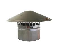 KGLHJDY Universal Redondo sombrerete de Chimenea para Cocina baño Attic RV - Exterior Salida de Escape Cubierta para Restaurants Fábricas Farms - Resistente un la Intemperie Rust-Resistant Instala
