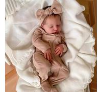 kgniess me Muñeca Reborn Niña Reborn Bebés Realistas Muñecas Bebé Reborn Muñeca de Bebé Parece un bebé Real con Ojos Cerrados Niña 20 Pulgadas