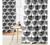 KGORGE Cortinas opacas con estampado geométrico - Cortinas de ventana con patrón floral y animal para sala de estar, sala de reuniones, cortinas de oscurecimiento de habitación con aislamiento térmico