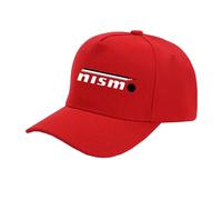 KGQSHFVF Gorra Snapback con Orificio para Coleta Hombre Y Mujer De N.i.s.m.o Sport Trucker Hat Plaintone Print Baseball Cap Fácil Limpiar Dad Hats Cómoda Alto-HongSe||One_Size