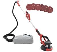 KGTKGTYER Lijadora de paneles de yeso, 750 W, lijadora de techo de pared | Incluye 6 discos abrasivos, cabezal giratorio, mango ergonómico