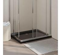 KGTKGTYER Plato de ducha rectangular de plástico ABS reforzado con fibra de | Entrada plana, diseño moderno, resistente a los arañazos, repele la suciedad