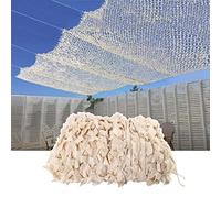KGUDYS Red de Camuflaje,Malla de Camuflaje para Exteriores,Red de Camuflaje Reforzada,Carpa de toldo,para Techo,automóvil,Floral,decoración de jardín,se Puede Personalizar,Beige-3x10m(9.8x32.8ft)