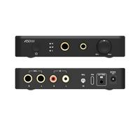 KGUSS Topping A50 III NFCA - Amplificador de auriculares preamplificador - Entrada SE/BAL de 6,35 mm, conector equilibrado de 4,4 mm, 3500 mW, 2 salidas potentes (negro)