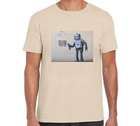 KGVVCS Daffy Robot Tagging Banksy Unisex T-Tshirts Camisetas y Tops(XX-Large)