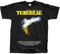 KGVVCS daitou Tenebre, Dario Argento, Movie Poster 1982, T-Tshirts Camisetas y Tops (Black)(X-Large)