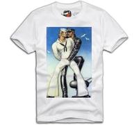 KGVVCS Damen T-Tshirts Camisetas y Tops A491, 100% Baumwolle, Gay Pride, Vintageatrose, Tom of FinnlandGBT, Physik, Abbildung, Farbe16(Small)