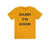 KGVVCS Damn I'm Good 1980 Vintage Men's T-Tshirts Camisetas y Tops(Small)