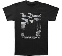 KGVVCS Damned Men's Phantasmagoria T-Tshirts Camisetas y Tops Black Mens Cotton T Tshirts Camisetas y Tops Black(Medium)
