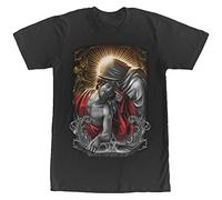 KGVVCS HUAX Aztlan Virgin Mary Blessing Men's Graphic Short Sleeve T-Tshirts Camisetas y Tops(XX-Large)