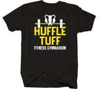 KGVVCS Huffle Tuff Gym Tshirts Camisetas y topss for Men(Large)
