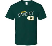 KGVVCS Hunter Bradley 43 Favorite Player Green Bay Football Fan T Tshirts Camisetas y Tops(XX-Large)