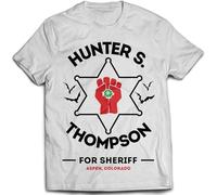 KGVVCS Hunter S Thompson T-Tshirts Camisetas y Tops Men(Medium)