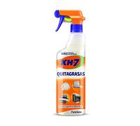 KH-7 Quitagrasas, Desengrasante | Elimina sin esfuerzo la Grasa y Suciedad | Aplícalo en la Cocina, Ropa, Exterior o Vehículos | Apto para todas las Superficies y Tejidos | Pulverizador 650 ml