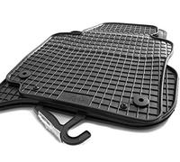 kh Teile Alfombrillas de Goma aptas para VW Golf Plus (2005-2014), Alfombrillas de Goma Protectoras, inodoras, 4 Piezas, Color Negro