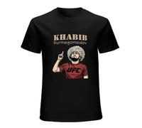 Khabib The Eagle Art Tshirkhabib Nurmagomedov U F C T Shirt Men Unisex Shirt Short Sleeve Cotton Tshirt Black S