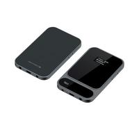 khadas Tea Pro - Amplificador de Auriculares magnético portátil, DAC ES9039Q2M, Pantalla 0,95", batería 2100mAh, Salidas 3,5mm & 4,4mm, 768kHz/32bit, BT5.4 Hi-Res para casa y Viaje