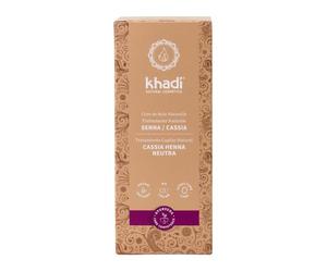khadi CASSIA HENNA NEUTRAL Tinte vegetal para el cabello - Cuidado intensivo incoloro para brillo, volumen y elasticidad - Tinte natural Cosméticos naturales 100% certificados - 100 g