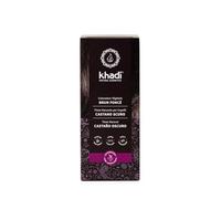 khadi Planta de color de pelo marrón oscuro 100 g