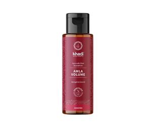 khadi Champú ayurvédico AMLA VOLUME, tamaño de lujo, cabello potente y volumen gracias a las raíces fuertes del cabello, 100% natural y vegano, 50 ml