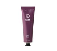 khadi HOLY BASIL Crema de manos Ayurvédica - Rápida absorción, no grasa - Hidratación y cuidado intensivo - Albahaca Tulsi, lima y eucalipto - Cosméticos naturales 100% certificados - 50 ml