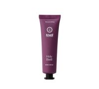 khadi HOLY BASIL Crema de manos Ayurvédica - Tamaño de viaje - Rápida absorción, no grasa - Albahaca Tulsi, lima y eucalipto - Cosméticos naturales 100% certificados - 30 ml