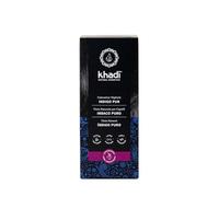khadi ÍNDIGO PURO tinte natural, Deja que tu pelo brille con un misterioso color negro azulado intenso, 100% vegetal y vegano, cosmética natural certificada, 100g