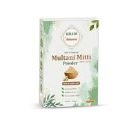 Khadi Omorose Multani Mitti - Polvo para el cuidado del cabello y la piel, 200 g, 100 y puro y natural, suave y brillante, exfoliante, suavizante, nutritivo, Fuller's Earth