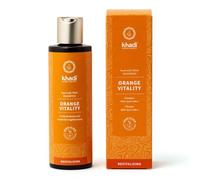 khadi ORANGE VITALITY Champú ayurvédico - Vitalidad y volumen - Rizos definidos - Contra el cabello graso - 100% natural y sin siliconas - 200 ml
