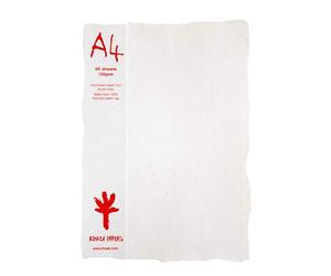 Khadi Papel blanco RAG (20 hojas) paquetes A4W 150 g/m² 21 x 29,8 cm