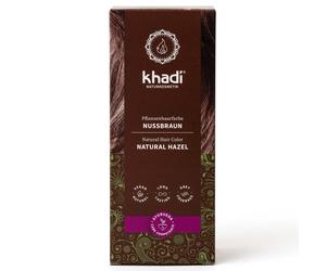 khadi Tinte de pelo vegetal marrón nuez natural 100 g
